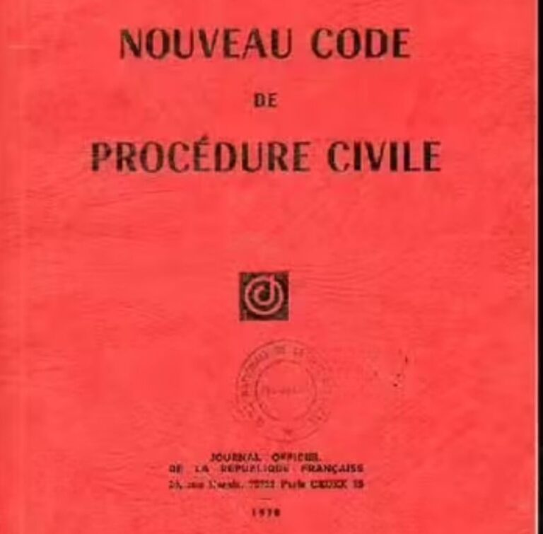 Nouveau code de procédure civile 1975